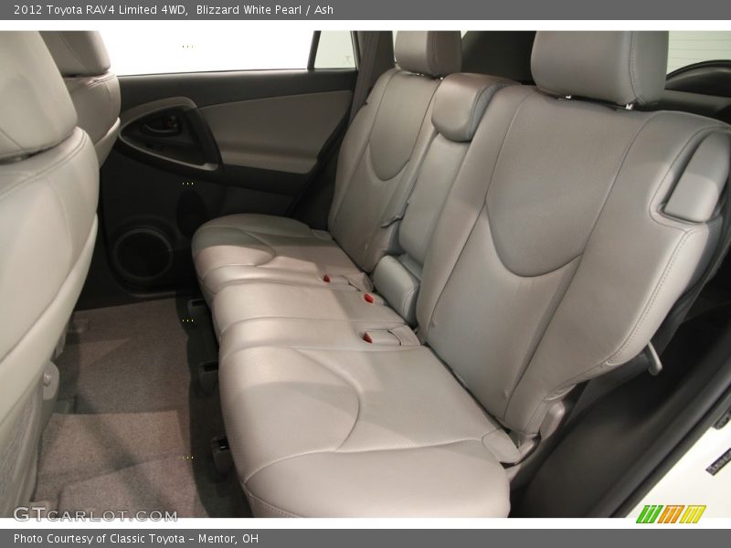 Blizzard White Pearl / Ash 2012 Toyota RAV4 Limited 4WD