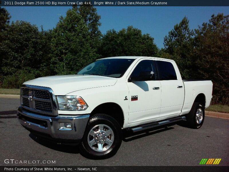 Bright White / Dark Slate/Medium Graystone 2011 Dodge Ram 2500 HD Big Horn Crew Cab 4x4