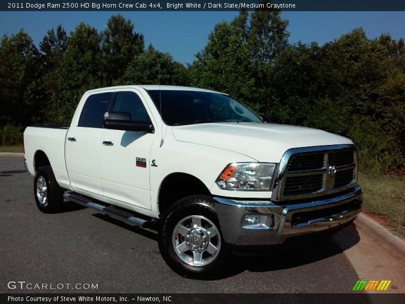 Bright White / Dark Slate/Medium Graystone 2011 Dodge Ram 2500 HD Big Horn Crew Cab 4x4