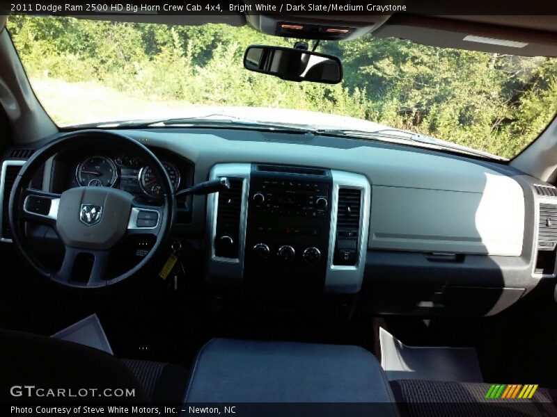 Bright White / Dark Slate/Medium Graystone 2011 Dodge Ram 2500 HD Big Horn Crew Cab 4x4