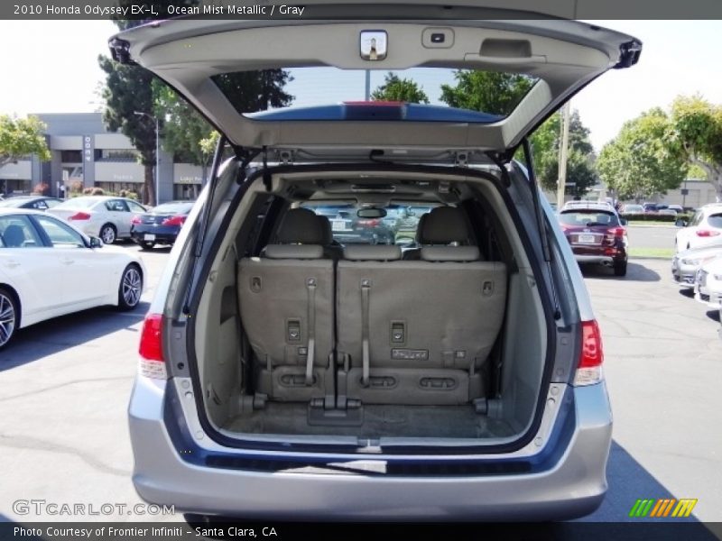 Ocean Mist Metallic / Gray 2010 Honda Odyssey EX-L