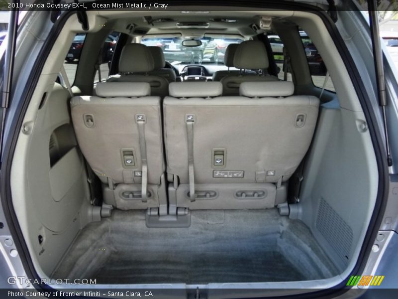 Ocean Mist Metallic / Gray 2010 Honda Odyssey EX-L