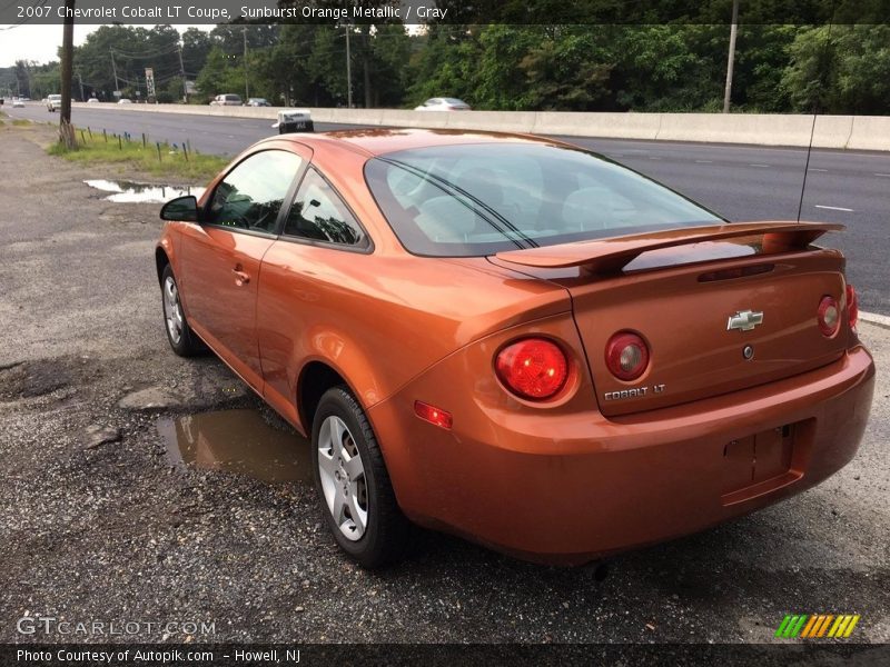 Sunburst Orange Metallic / Gray 2007 Chevrolet Cobalt LT Coupe