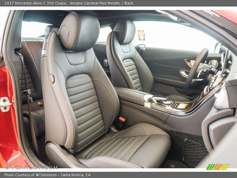 designo Cardinal Red Metallic / Black 2017 Mercedes-Benz C 300 Coupe