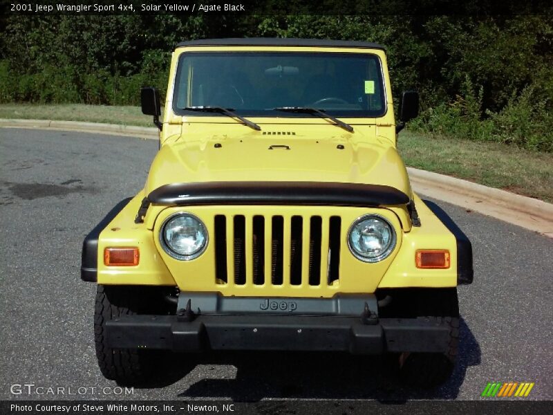 Solar Yellow / Agate Black 2001 Jeep Wrangler Sport 4x4