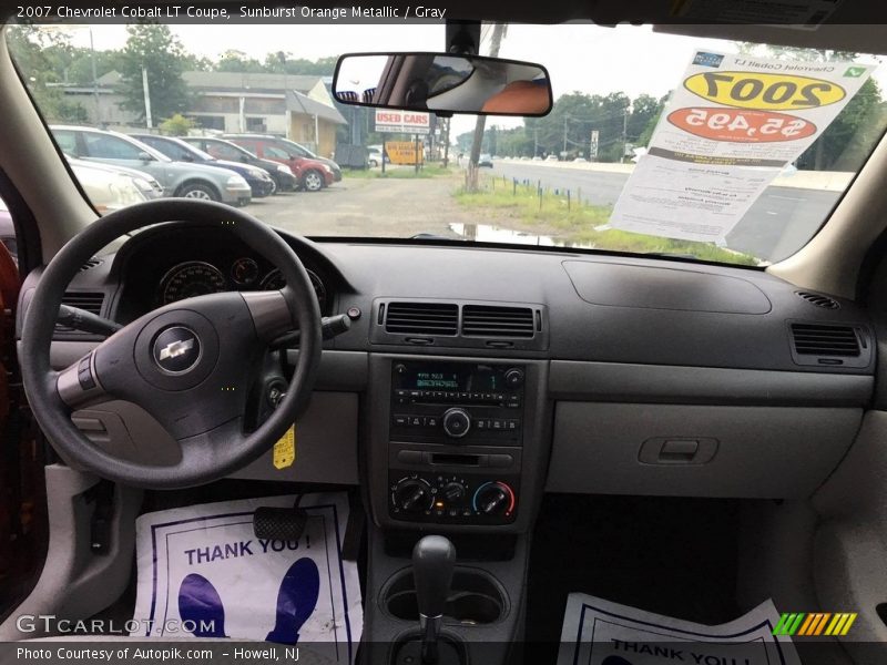 Sunburst Orange Metallic / Gray 2007 Chevrolet Cobalt LT Coupe