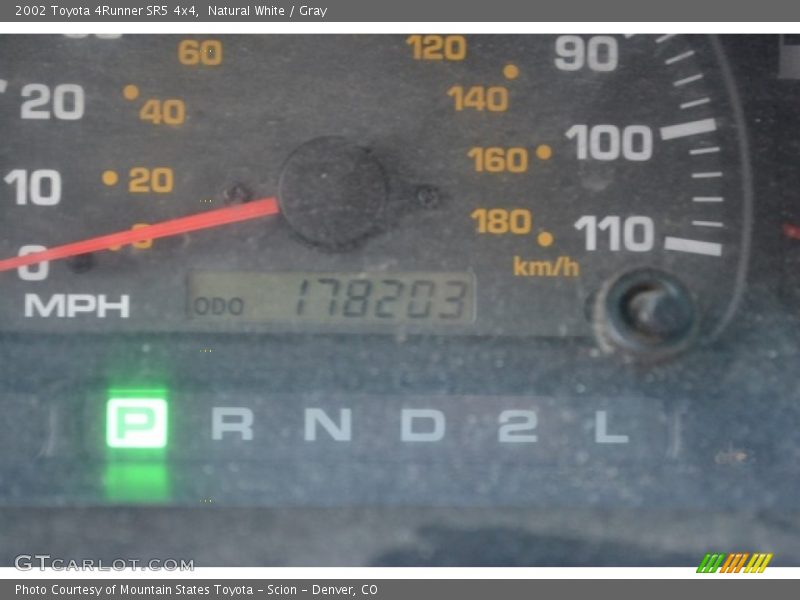 Natural White / Gray 2002 Toyota 4Runner SR5 4x4