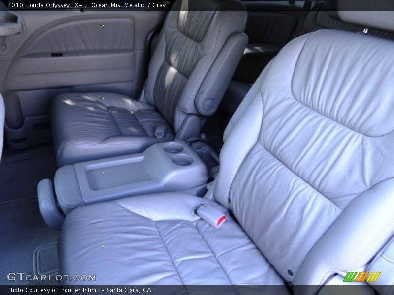 Ocean Mist Metallic / Gray 2010 Honda Odyssey EX-L
