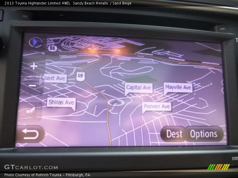 Sandy Beach Metallic / Sand Beige 2013 Toyota Highlander Limited 4WD