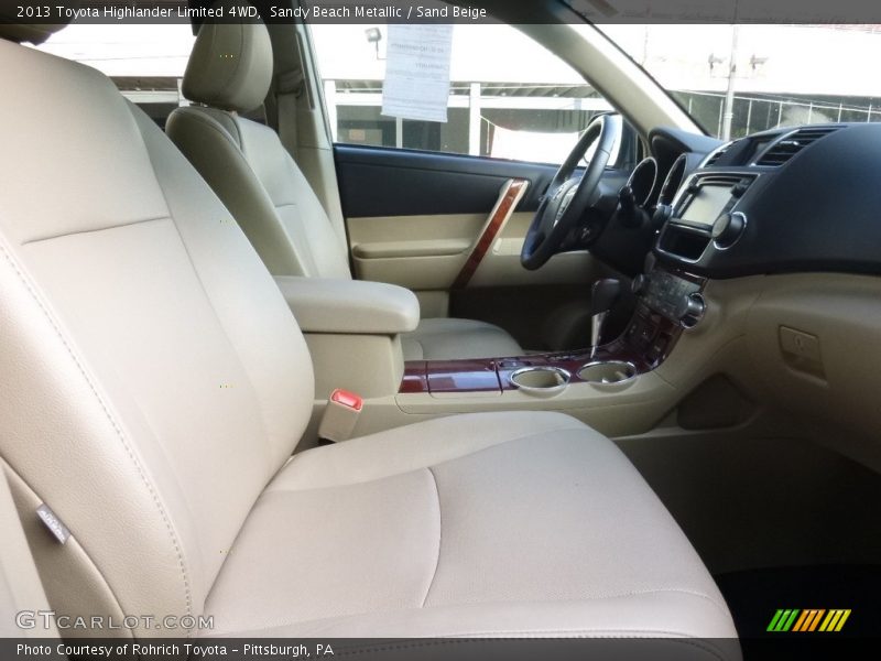 Sandy Beach Metallic / Sand Beige 2013 Toyota Highlander Limited 4WD