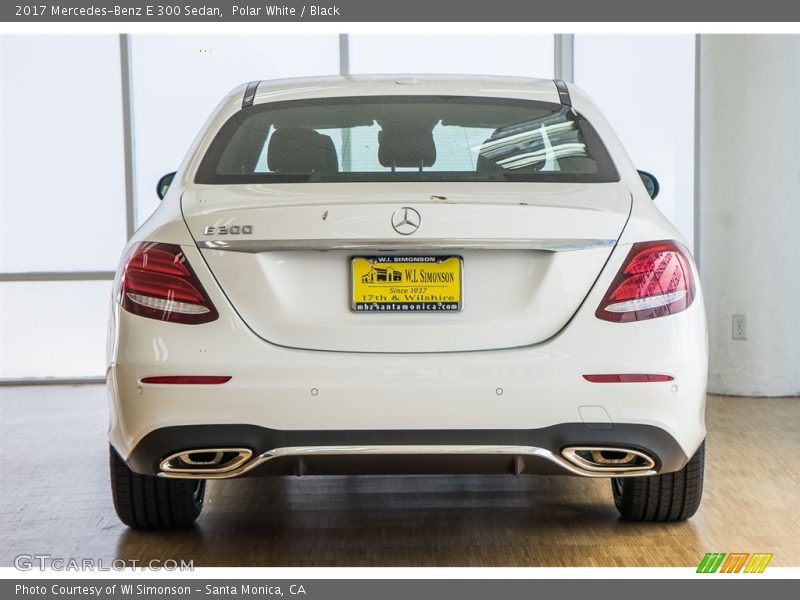 Polar White / Black 2017 Mercedes-Benz E 300 Sedan