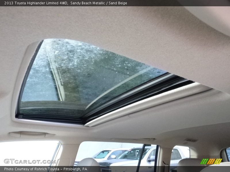 Sandy Beach Metallic / Sand Beige 2013 Toyota Highlander Limited 4WD