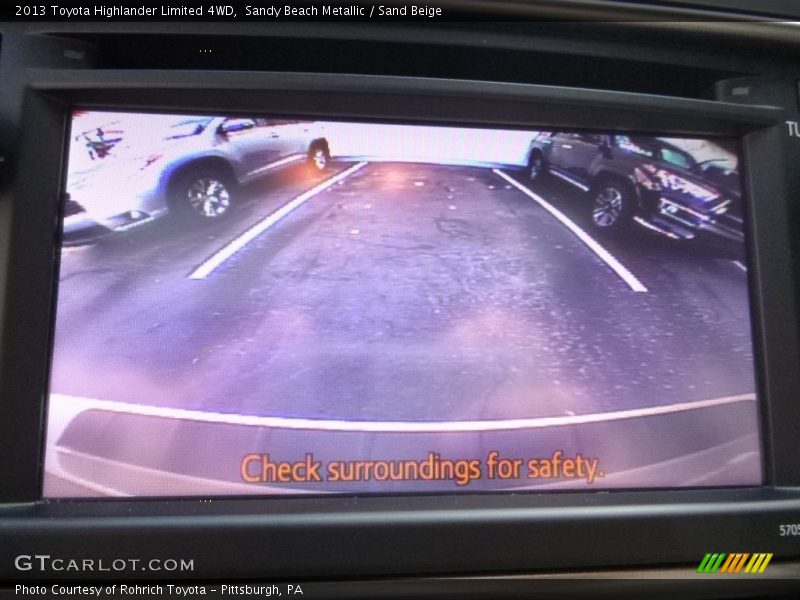 Sandy Beach Metallic / Sand Beige 2013 Toyota Highlander Limited 4WD