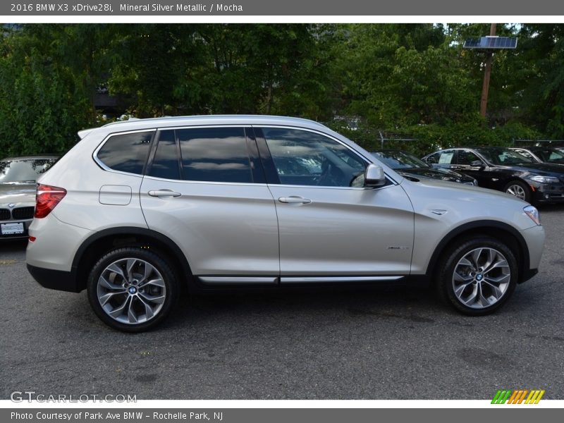 Mineral Silver Metallic / Mocha 2016 BMW X3 xDrive28i