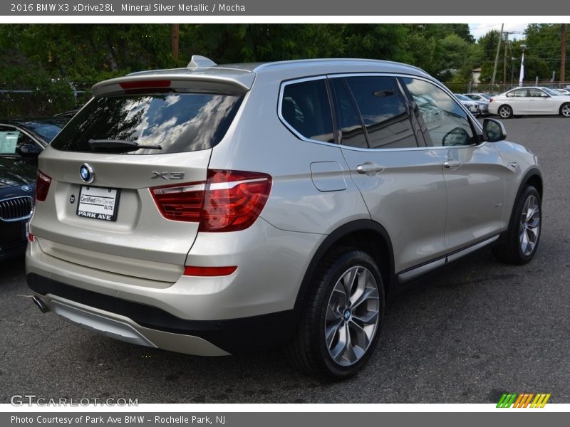Mineral Silver Metallic / Mocha 2016 BMW X3 xDrive28i