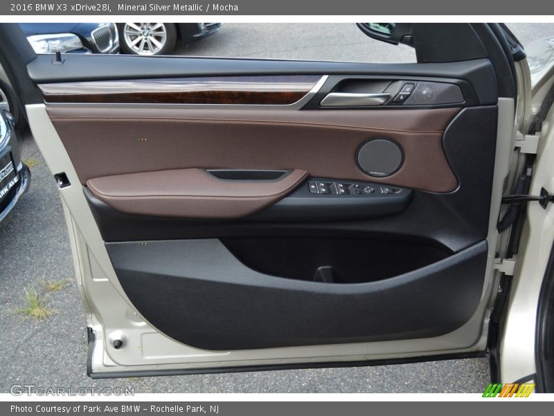 Mineral Silver Metallic / Mocha 2016 BMW X3 xDrive28i