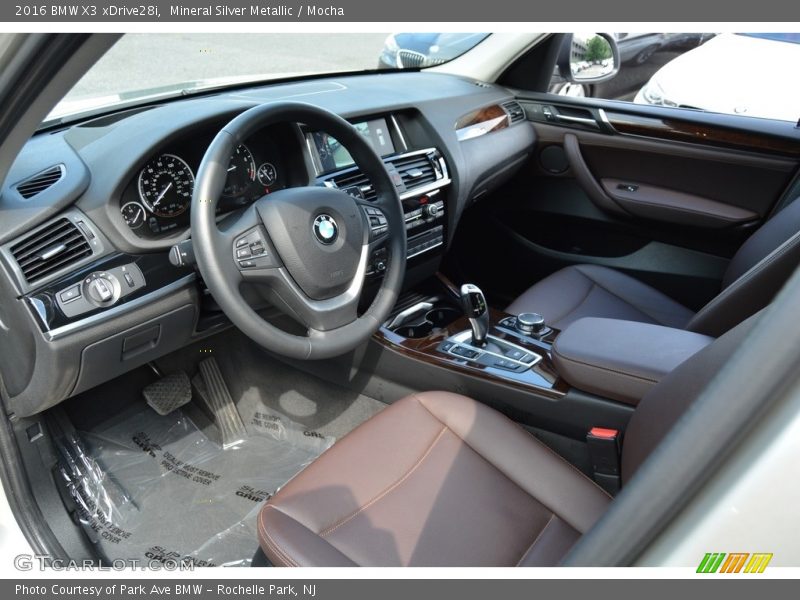 Mineral Silver Metallic / Mocha 2016 BMW X3 xDrive28i