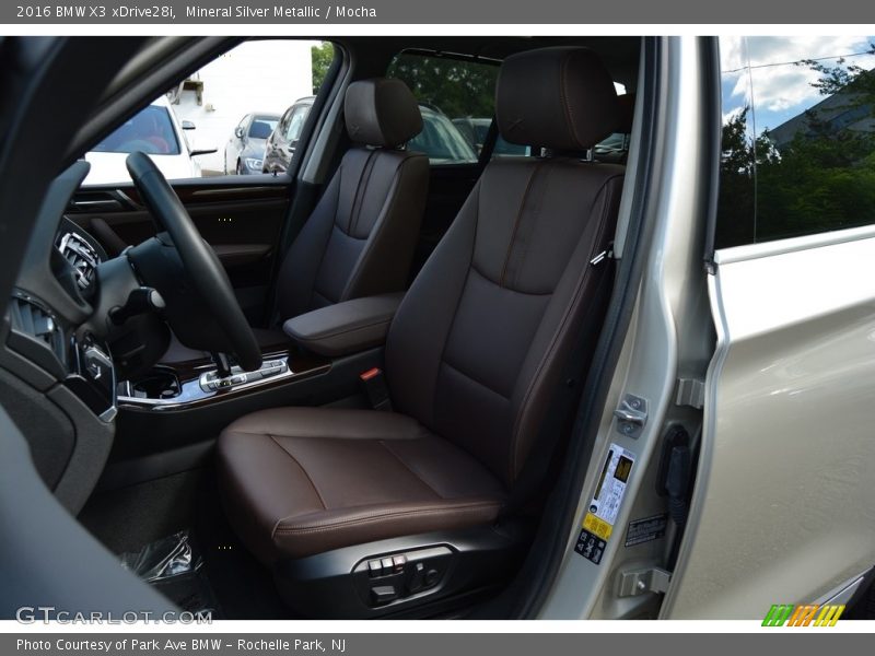 Mineral Silver Metallic / Mocha 2016 BMW X3 xDrive28i