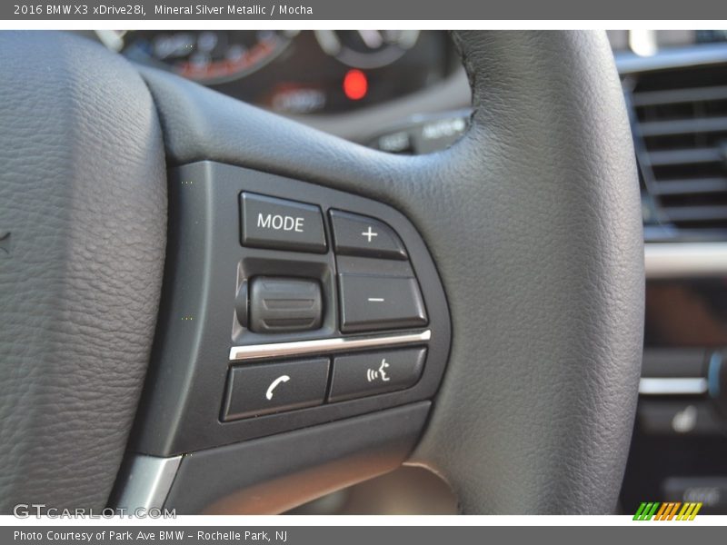 Mineral Silver Metallic / Mocha 2016 BMW X3 xDrive28i