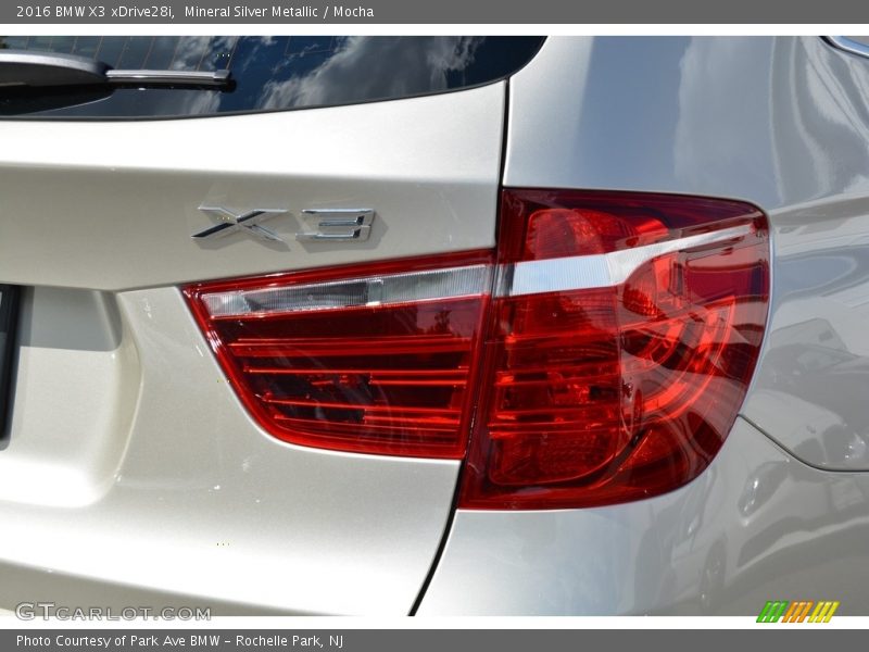 Mineral Silver Metallic / Mocha 2016 BMW X3 xDrive28i