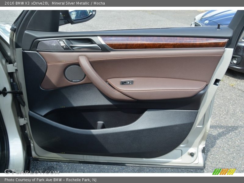 Mineral Silver Metallic / Mocha 2016 BMW X3 xDrive28i