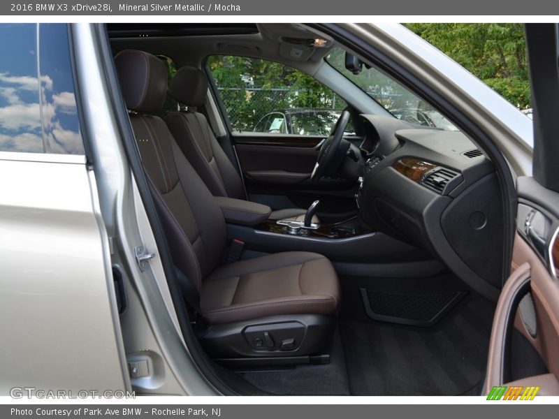 Mineral Silver Metallic / Mocha 2016 BMW X3 xDrive28i