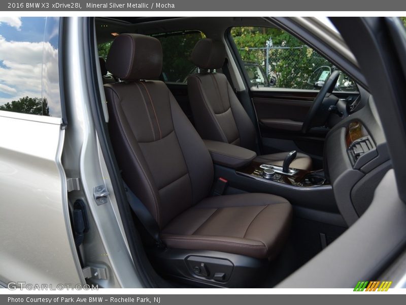 Mineral Silver Metallic / Mocha 2016 BMW X3 xDrive28i