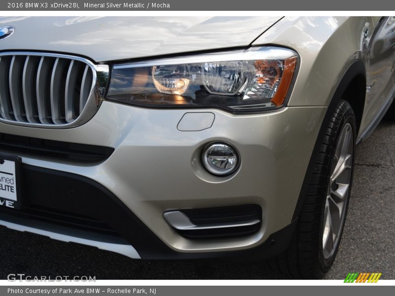 Mineral Silver Metallic / Mocha 2016 BMW X3 xDrive28i