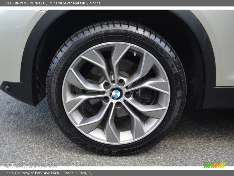 Mineral Silver Metallic / Mocha 2016 BMW X3 xDrive28i