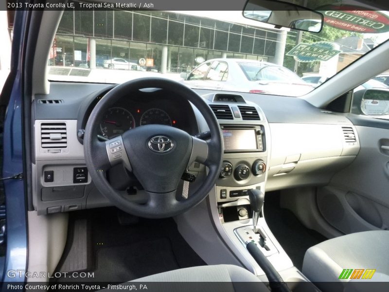 Tropical Sea Metallic / Ash 2013 Toyota Corolla LE