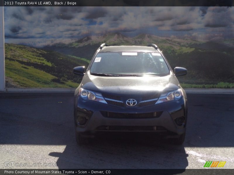 Black / Beige 2013 Toyota RAV4 LE AWD