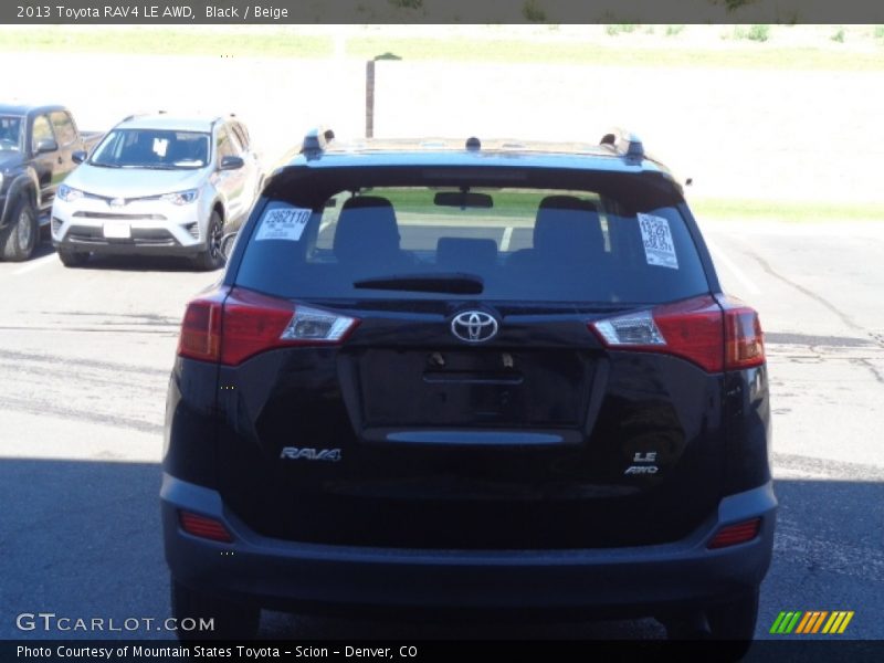 Black / Beige 2013 Toyota RAV4 LE AWD