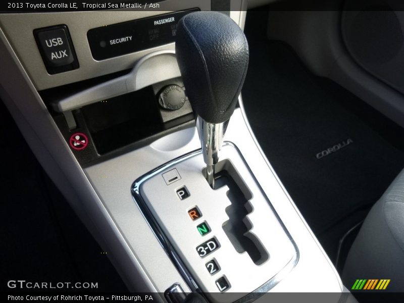 Tropical Sea Metallic / Ash 2013 Toyota Corolla LE