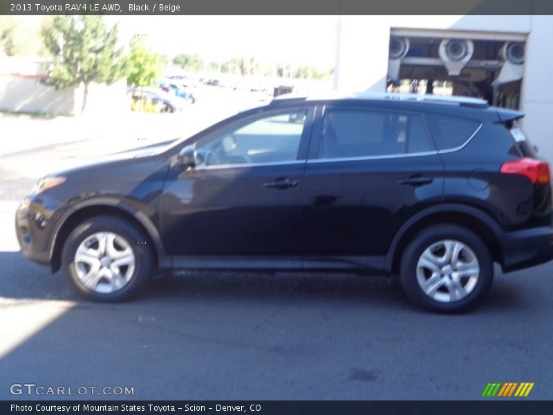 Black / Beige 2013 Toyota RAV4 LE AWD