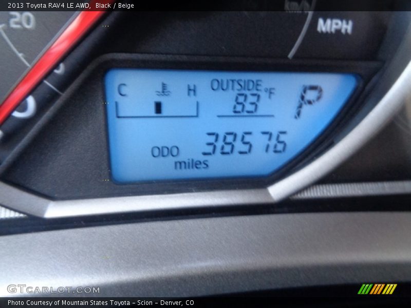Black / Beige 2013 Toyota RAV4 LE AWD