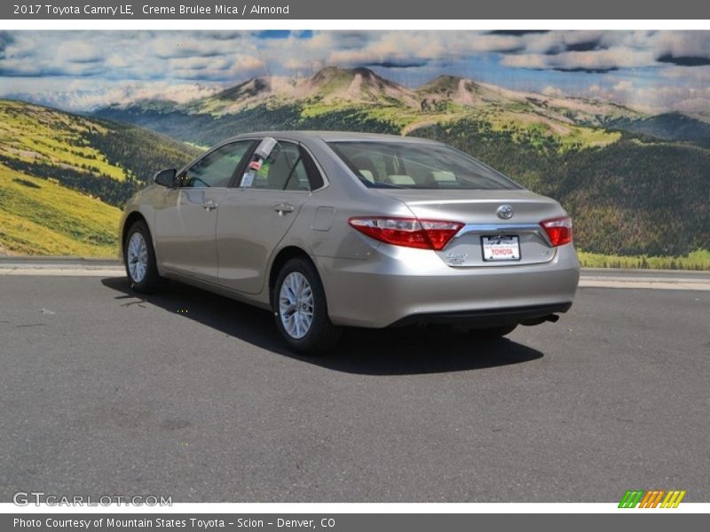 Creme Brulee Mica / Almond 2017 Toyota Camry LE