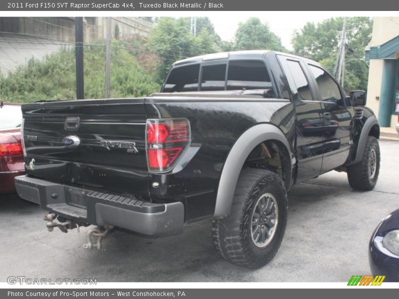 Tuxedo Black Metallic / Black 2011 Ford F150 SVT Raptor SuperCab 4x4