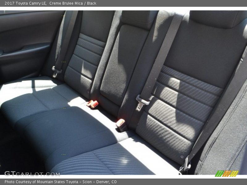 Creme Brulee Mica / Black 2017 Toyota Camry LE