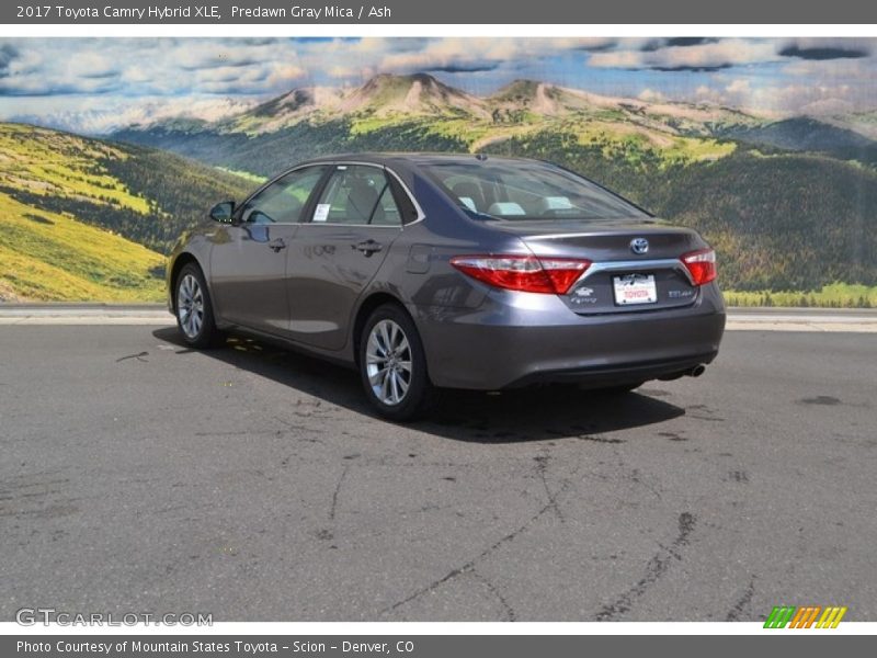 Predawn Gray Mica / Ash 2017 Toyota Camry Hybrid XLE