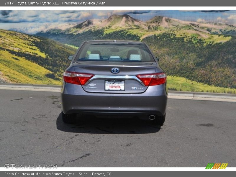 Predawn Gray Mica / Ash 2017 Toyota Camry Hybrid XLE