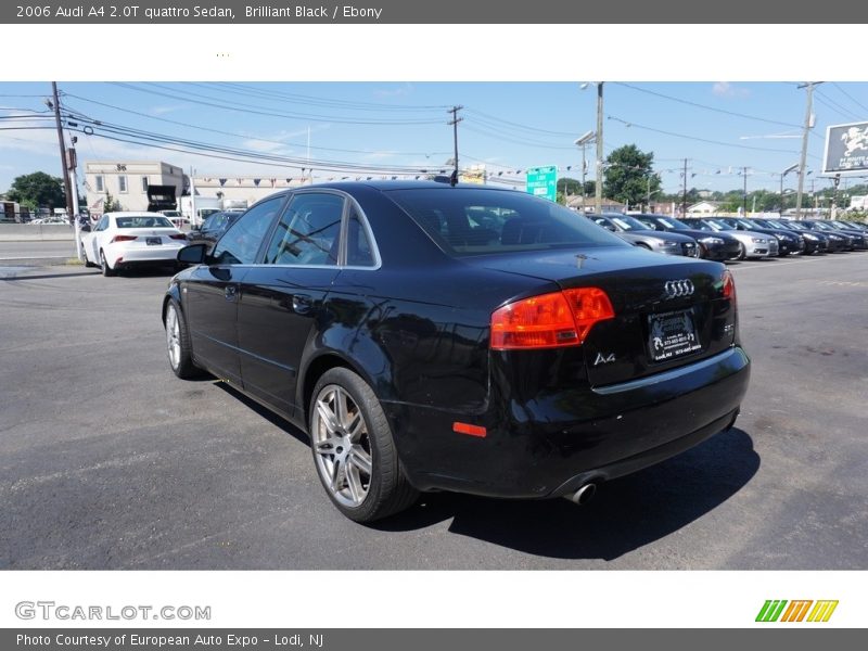 Brilliant Black / Ebony 2006 Audi A4 2.0T quattro Sedan
