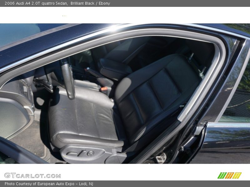 Brilliant Black / Ebony 2006 Audi A4 2.0T quattro Sedan