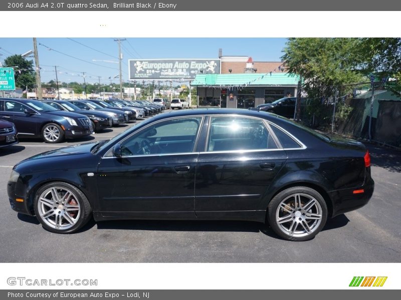 Brilliant Black / Ebony 2006 Audi A4 2.0T quattro Sedan