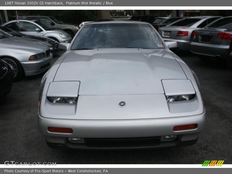 Platinum Mist Metallic / Blue 1987 Nissan 300ZX GS Hatchback
