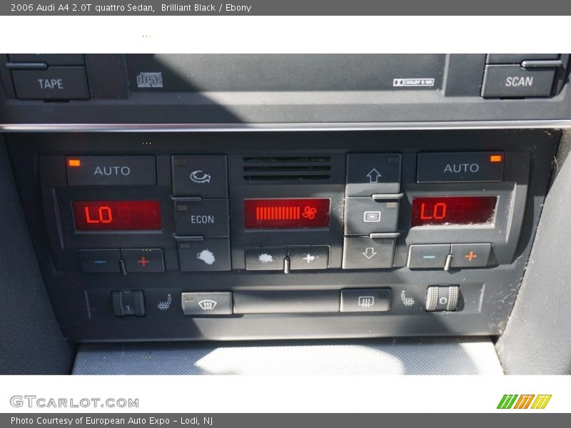Brilliant Black / Ebony 2006 Audi A4 2.0T quattro Sedan