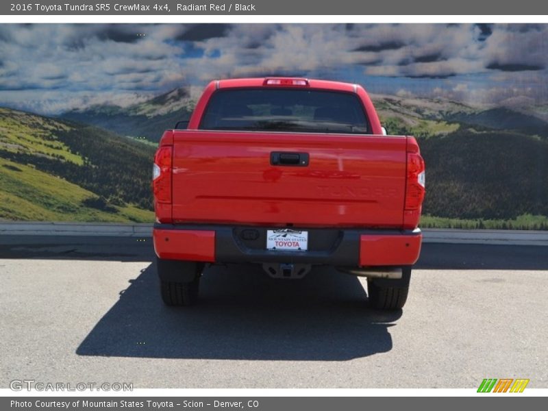 Radiant Red / Black 2016 Toyota Tundra SR5 CrewMax 4x4