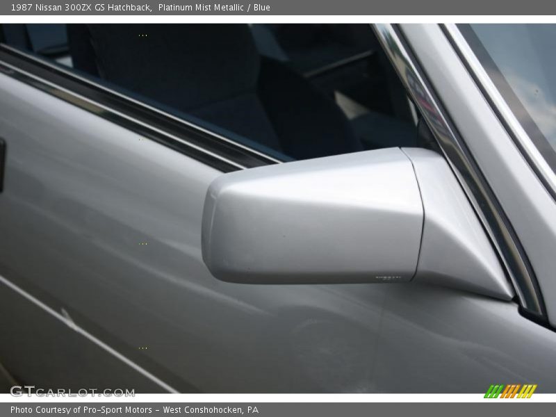 Platinum Mist Metallic / Blue 1987 Nissan 300ZX GS Hatchback