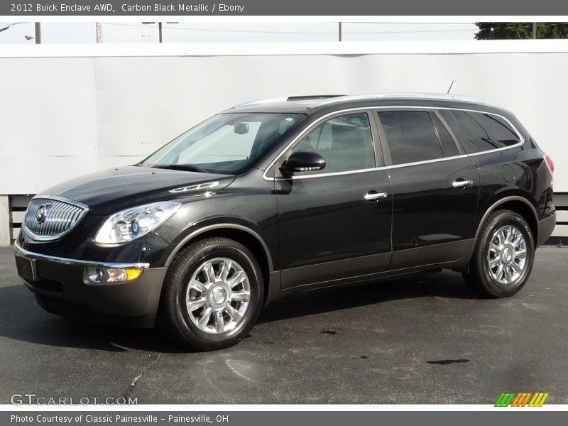 Carbon Black Metallic / Ebony 2012 Buick Enclave AWD
