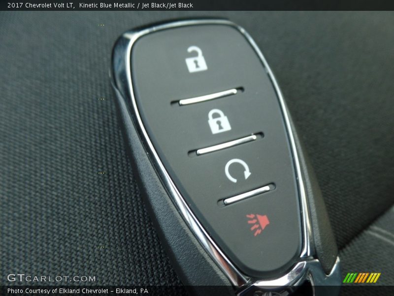 Kinetic Blue Metallic / Jet Black/Jet Black 2017 Chevrolet Volt LT