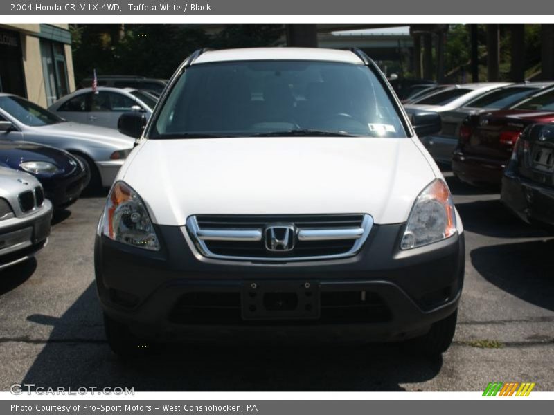 Taffeta White / Black 2004 Honda CR-V LX 4WD